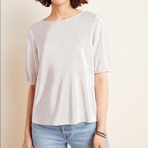 NWT Anthropologie Sunday in Brooklyn Augusta Shimmer Top, Size XL